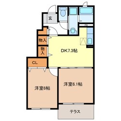 プルミエールの物件間取画像